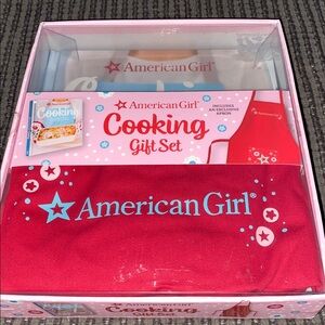 American Girl Cookbook and apron set